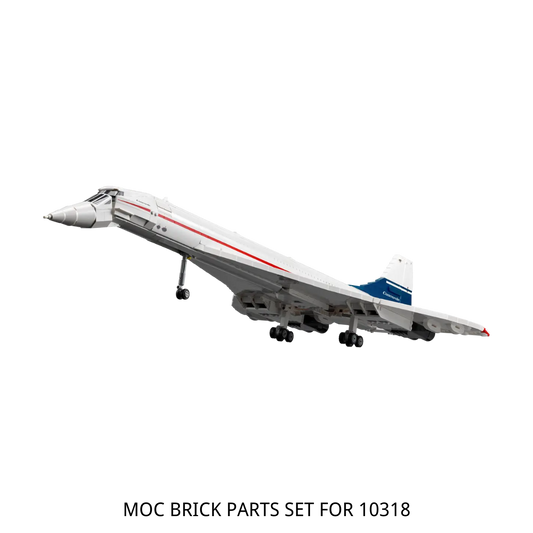 MOC bricks set for 10318 Concorde