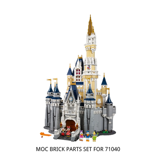 MOC bricks set for 71040 The Disney Castle