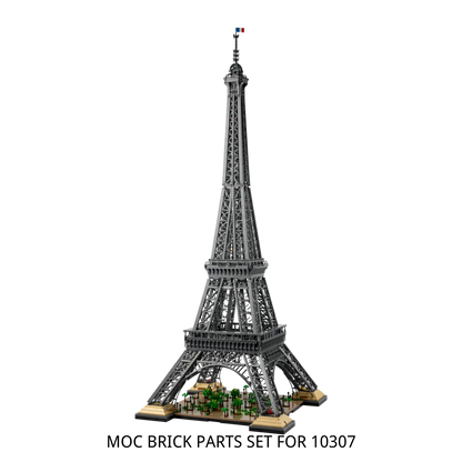 MOC bricks set for 10307 Eiffel tower