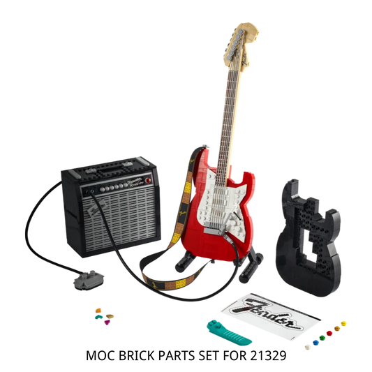 MOC bricks set for 21329 Fender Stratocaster