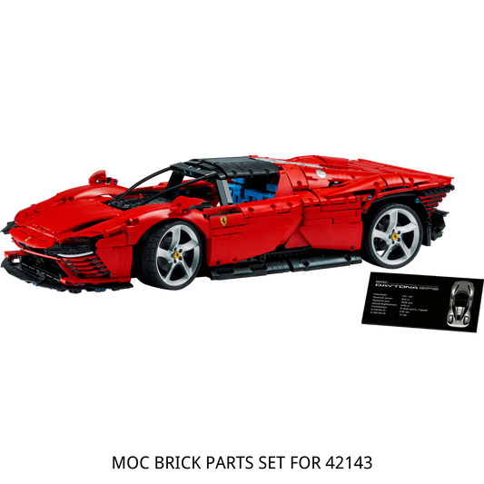 MOC bricks set for 42143 Ferrari Daytona SP3