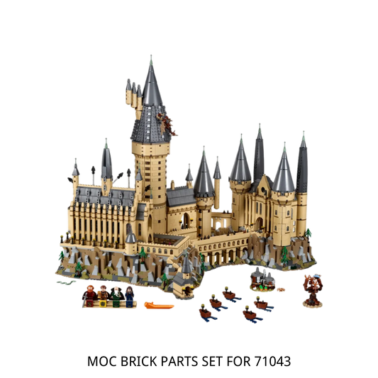 MOC bricks set for 71043 Hogwarts Castle